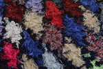 Boucherouite moroccan berber carpet  3.2 FT X 6.3 FT