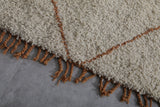 Beige Trellis Moroccan Rug – Custom Size Elegance