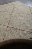 Beige Trellis Moroccan Rug – Custom Size Elegance