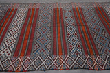 Large Handwoven Moroccan Kilim Rug - Traditional Pattern 5.7 FT X 10.8 FT