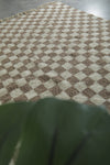 Checkered Moroccan rug 8 feet x 9.9 feet