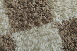 Checkered Moroccan rug 8 feet x 9.9 feet