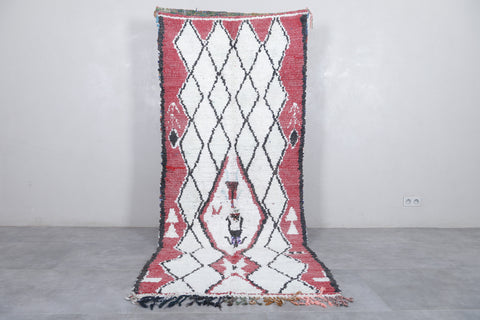 Entrada Boucherouite Berber Carpet 3.5 pies x 8.6 pies
