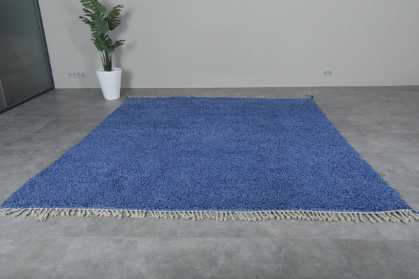 Blue Moroccan carpet in custom sizes