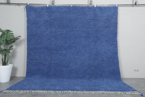 Blue Moroccan Carpet in Custom Sizes