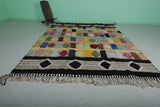 Colorful Handmade Moroccan Berber Rug – 8 x 11.1 ft | Authentic Wool Area Rug