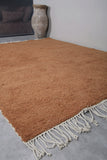 Light Brown Custom Size Moroccan Rug – Cozy Elegance