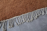 Light Brown Custom Size Moroccan Rug – Cozy Elegance