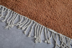 Light Brown Custom Size Moroccan Rug – Cozy Elegance