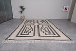 Large Moroccan Rug – Modern Geometric Design | 9.6 x 14.2 FT