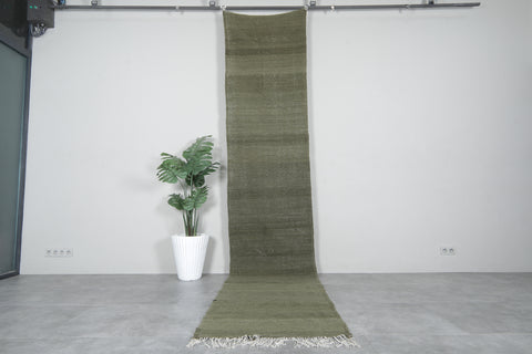 Handmade wool rug 2.9 Feet x 14.5 Feet