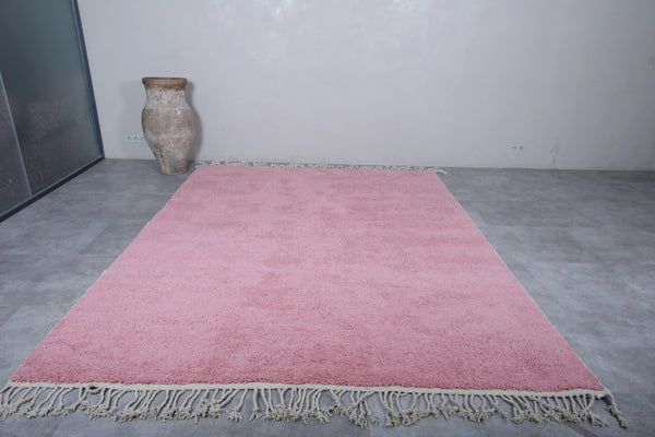 Pink custom size Moroccan rug – Elegant handcrafted design