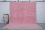 Pink Custom size Moroccan Rug