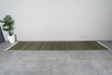 Handmade wool rug 2.9 Feet x 14.5 Feet