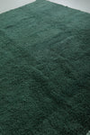 8 x 9.8 ft Moroccan Beni Ourain Rug - Deep Green Wool with Minimalist Charm