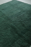 8 x 9.8 ft Moroccan Beni Ourain Rug - Deep Green Wool with Minimalist Charm