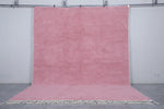 Pink Custom size Moroccan Rug