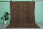 Authentic Moroccan Rug – 8 x 10 ft Earthy Brown Shag