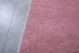 Pink Custom size Moroccan Rug