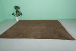 Authentic Moroccan Rug – 8 x 10 ft Earthy Brown Shag
