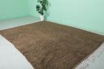 Authentic Moroccan Rug – 8 x 10 ft Earthy Brown Shag