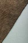 Authentic Moroccan Rug – 8 x 10 ft Earthy Brown Shag