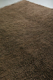 Authentic Moroccan Rug – 8 x 10 ft Earthy Brown Shag