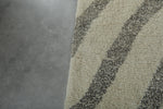 Striped Tribal Wool Rug – 8.5 x 11.5 ft Modern Moroccan Rug