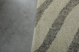 Striped Tribal Wool Rug – 8.5 x 11.5 ft Modern Moroccan Rug