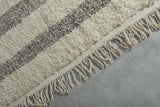 Striped Tribal Wool Rug – 8.5 x 11.5 ft Modern Moroccan Rug
