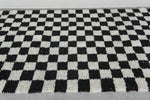 Checkered moroccan rug 6.3 Feet x 9.2 Feet