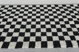 Checkered moroccan rug 6.3 Feet x 9.2 Feet