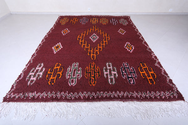 Custom Moroccan rug with berber symbols