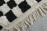 Checkered moroccan rug 6.3 Feet x 9.2 Feet