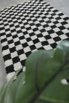 Checkered moroccan rug 6.3 Feet x 9.2 Feet