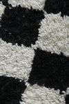 Checkered moroccan rug 6.3 Feet x 9.2 Feet