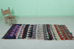 Handmade Moroccan rug 2.8ft x 6.5ft