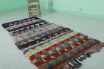 Handmade Moroccan rug 2.8ft x 6.5ft