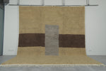 Handwoven Moroccan Rug – Minimalist Berber Design - Wool Rug