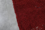 Red Vintage Berber Moroccan Carpet – 5.9 FT x 10.2 FT | Authentic Handwoven Rug | Artisan Wool