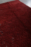 Red Vintage Berber Moroccan Carpet – 5.9 FT x 10.2 FT | Authentic Handwoven Rug | Artisan Wool