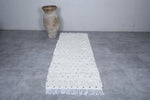 Beni ourain runner, Moroccan rug 3.1 X 8.2 Feet