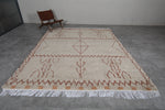 8.3 x 10.3 FT Moroccan Rug - Tribal Geometric Pattern, Handcrafted Boho Style