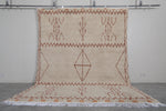 8.3 x 10.3 FT Moroccan Rug - Tribal Geometric Pattern, Handcrafted Boho Style