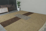Handwoven Moroccan Rug – Minimalist Berber Design - Wool Rug