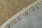 Handwoven Moroccan Rug – Minimalist Berber Design - Wool Rug