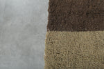 Handwoven Moroccan Rug – Minimalist Berber Design - Wool Rug