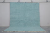 Elegant Sky Blue Moroccan Rug in Custom Sizes