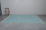 Elegant Sky Blue Moroccan Rug in Custom Sizes