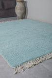 Elegant Sky Blue Moroccan Rug in Custom Sizes